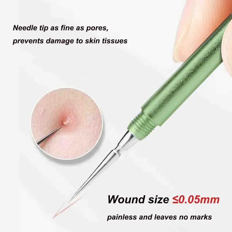 1 stks Mee-eter Comedo Acne Puistje Smet Extractor Remover Rvs Naalden Verwijderen Gereedschap Gezicht Huidverzorging Porie Cleaner