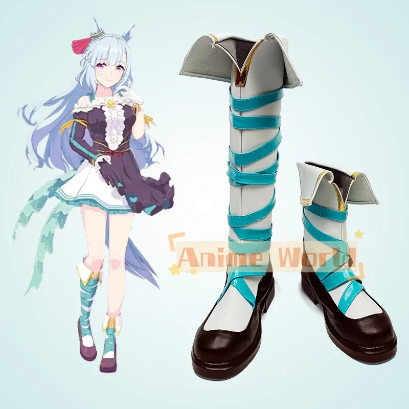 

Anime Game Umamusume Pretty Derby Mejiro Ardan Cosplay Shoes Boots Adult Children Halloween Party Costume Accessories Props