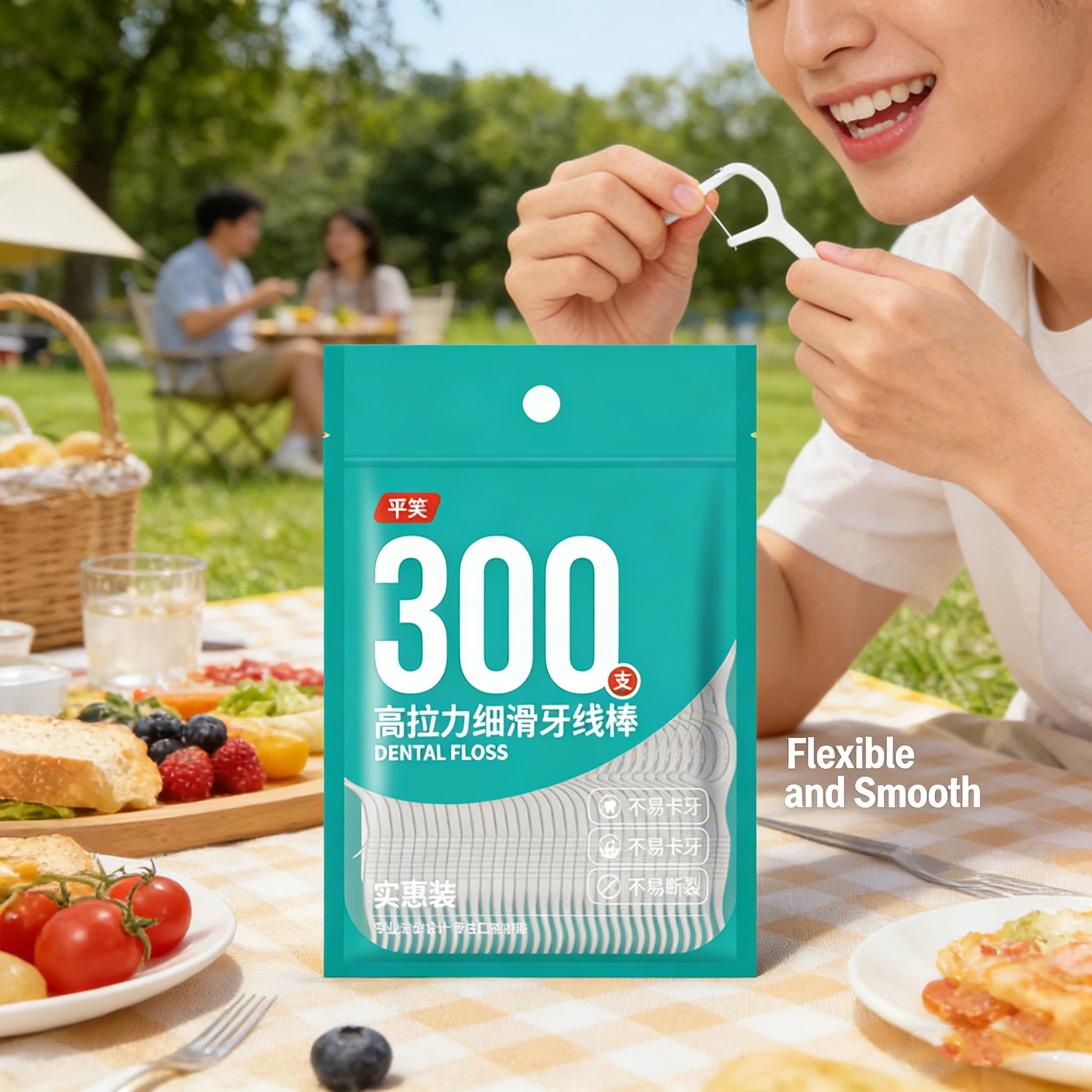 

600 шт. Зубные нити-флоссеры, межзубные щетки, зубочистки для гигиены полости рта, для чистки между зубами, для улучшения здоровья зубов