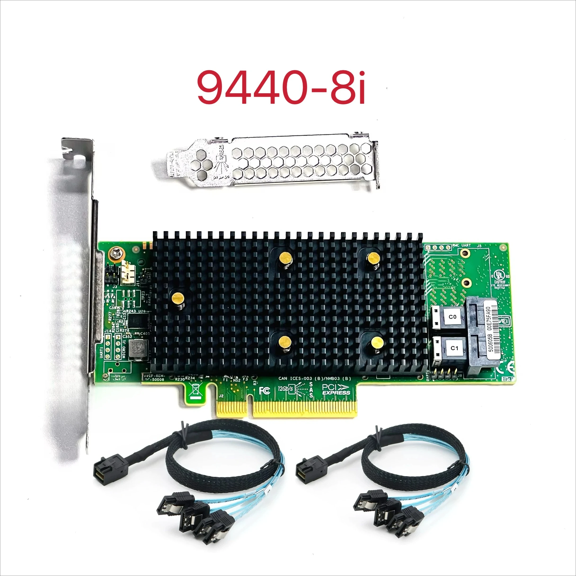 

Broadcom MegaRAID 9440-8I RAID 0/1/10/5 SAS/SATA/NVMe PCIe 3.1 x8 12Gbps RAID Card LSI SAS3408+2*SFF-8643 SATA CALBE