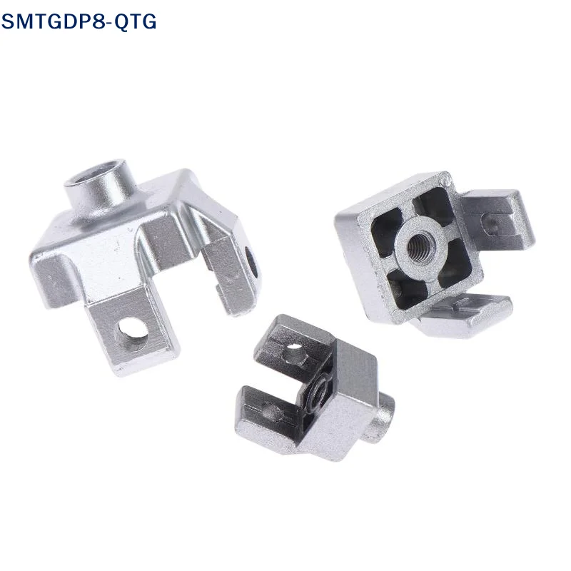*M8 M10 M12 2020 3030 4040 4545 Caster Foot Wheel Cup Connection Block Fixing Block Aluminum Profile Foot End Connection Block