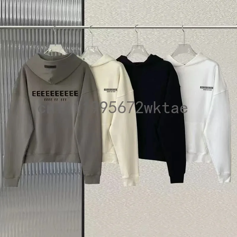 

Комплект для бега Season 7: худи с двойной линией надписей спереди и сзади, уличный стиль, мужское худи, свободная куртка для пар