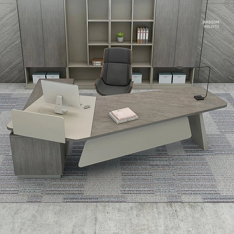 Wide Standing Office Desks Men Modern Executive Laptop Computer Desks Home Drawers Escritorios De Oficina Office Furniture