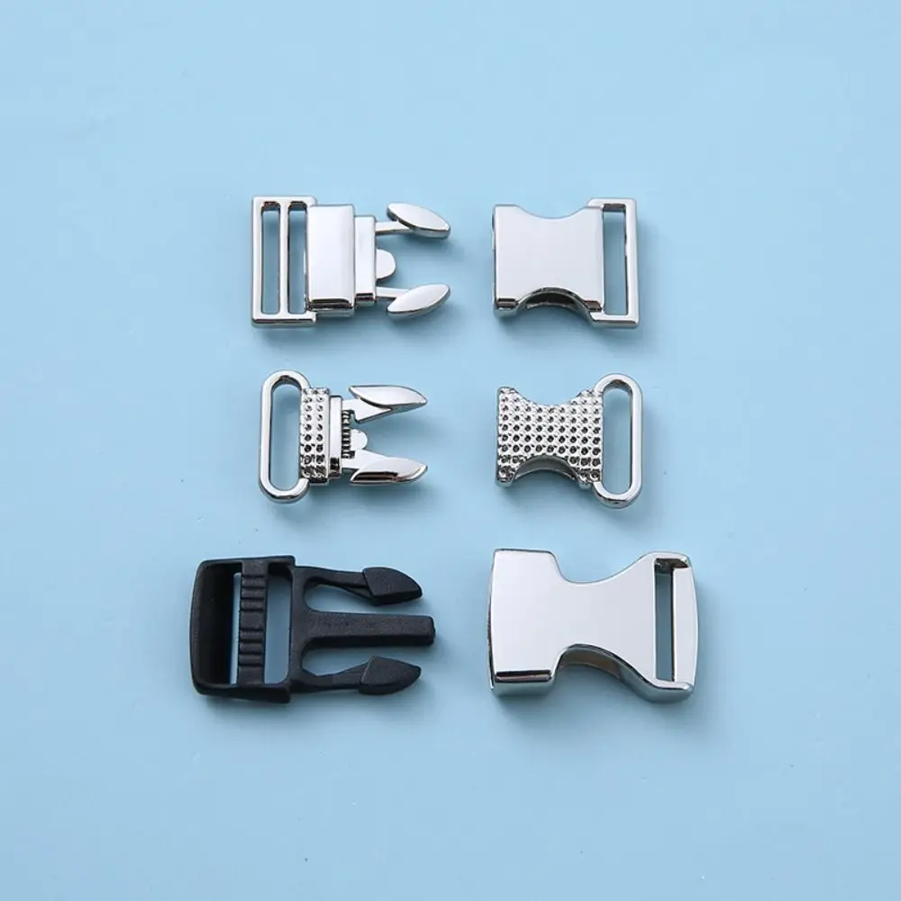 High Quality Zinc Alloy Release Buckles Hardware 13mm/15mm/19mm/20mm/25mm Paracord Bracelet Buckles Bag Lock Outdoor Tool Parts