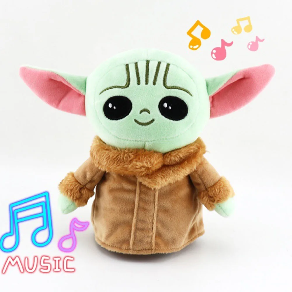 20cm Baby Yoda Original Disney Toy Cute Grand Master of Jedi Order Doll Kids Gift