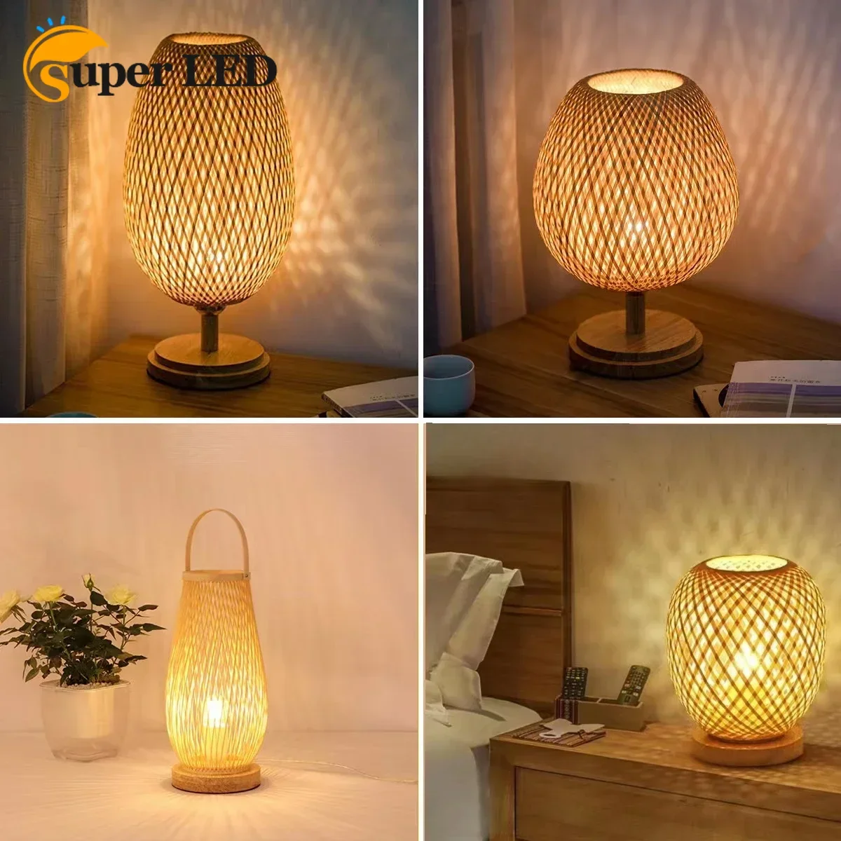 chines de madeira led candeeiro de mesa retro bambu tecelagem candeeiro de mesa iluminacao do quarto estudo de cabeceira sala decorativa candeeiro de mesa 01