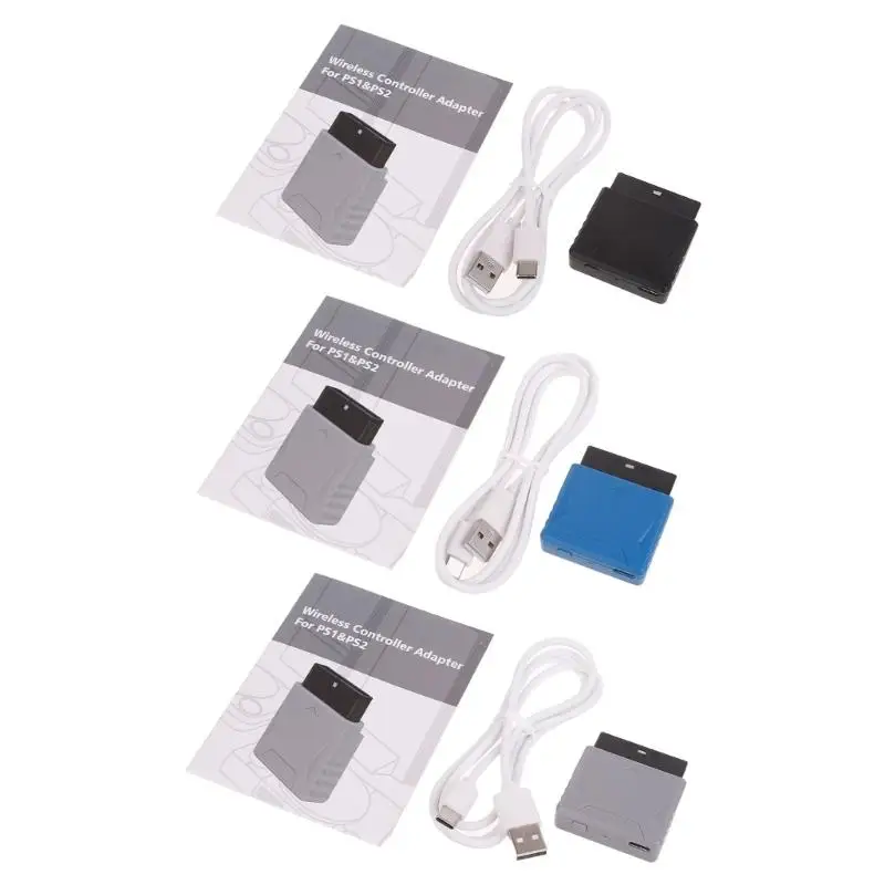Wireless Controller Adapter for PS1 Console Converter Receiver Adapter Support for Controller Gaming Accessories