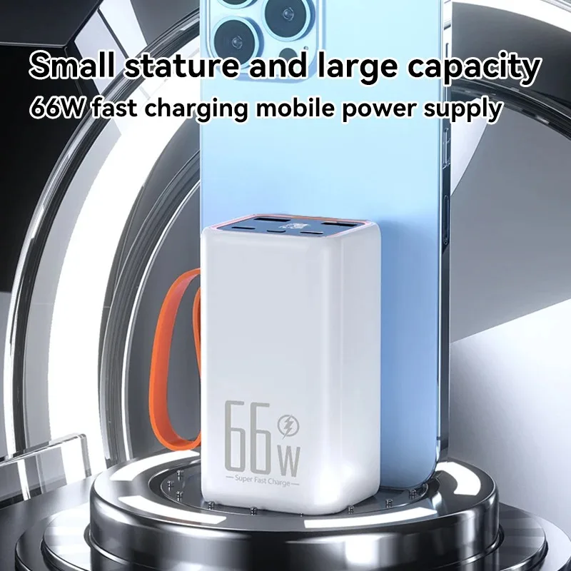 50000mAh Large Capacity Portable Two-Way 66W Super Fast Charging Power Bank External Battery Charger For iPhone Huawei Xiaomi view 5
