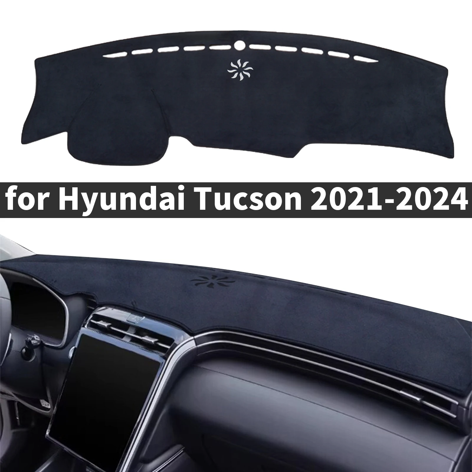 

fit for Hyundai Tucson Nx4 2021 2022 2023 2024 Car Dashmat Dashboard Cover Pad Protective Carpet Accessories DashMat Sunshade