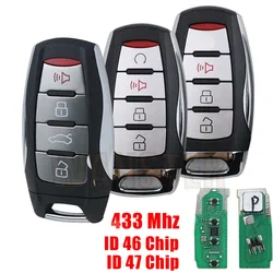 3 Bottons ID46/47 Chip 433mhz Car Key Fob Case Shell Housing for GWM Cannon Poer Haval Hover H4 H6 H7 H9 F5 F7 H2S C30 C50 Coupe