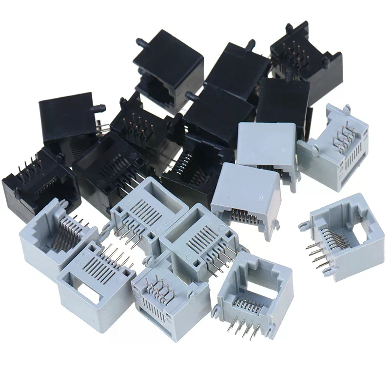10-шт-лот-rj45-8p8c-компьютер-Интернет-сеть-pcb-разъем
