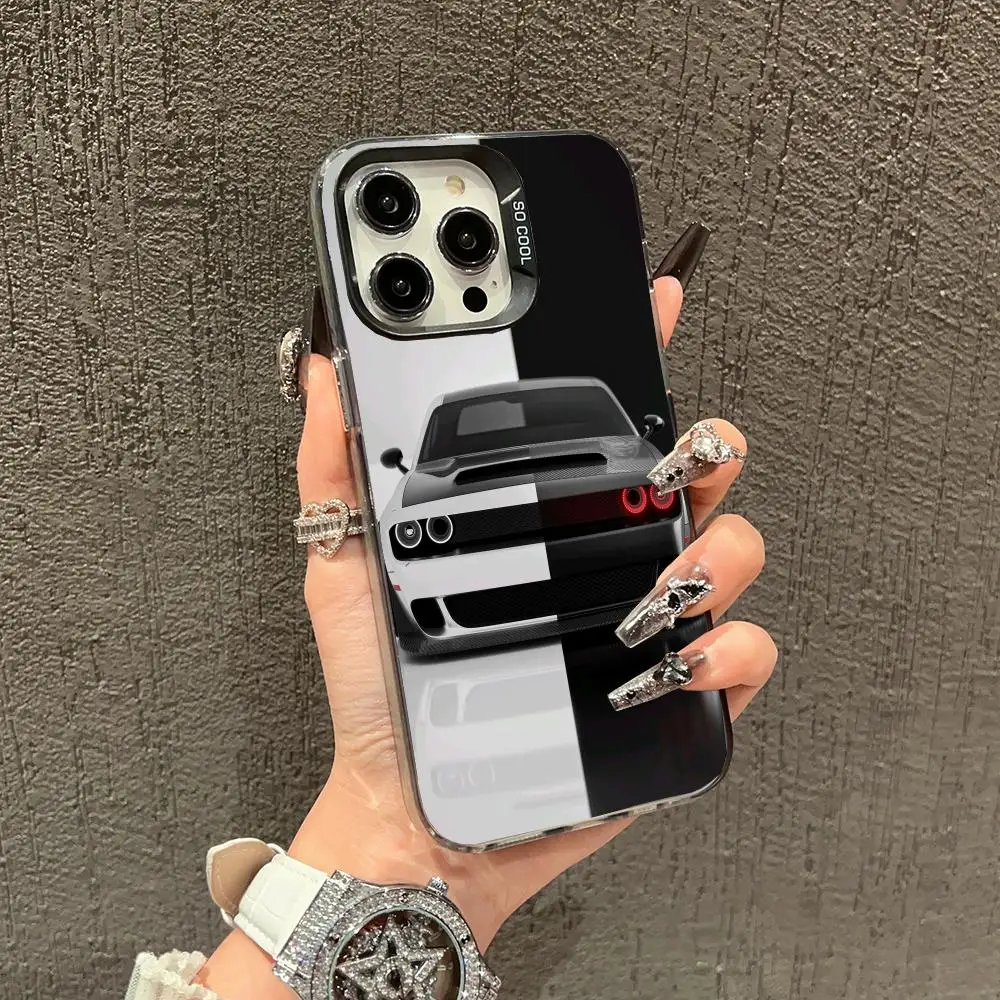 

Creative sports car pattern phone case suitable for iPhone 16 17 15 14 13 12 11 Pro/Max/Plus anti drop and shockproof back cover