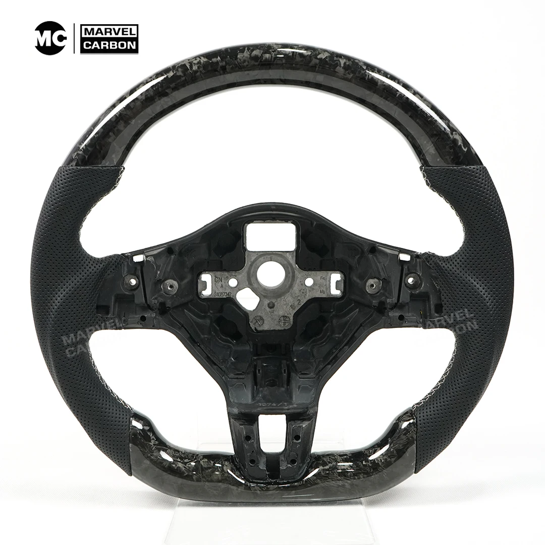 

MC For VW Volkswagen Golf 6 Forged Carbon Fiber Steering Wheel Perforated leather No Airbag