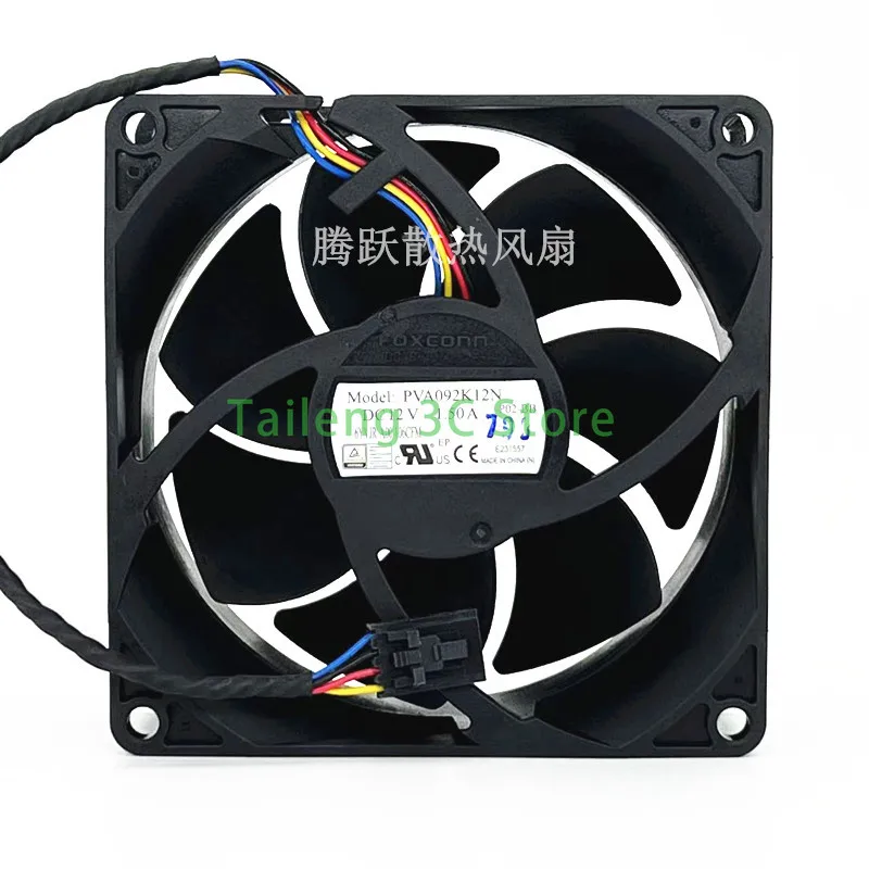 

6YVJR-X00 PVA092K12N 92mm 9238 12V 1.50A 106CFM Strong Air Flow Axial Server Cooling Fan 92x92x38mm