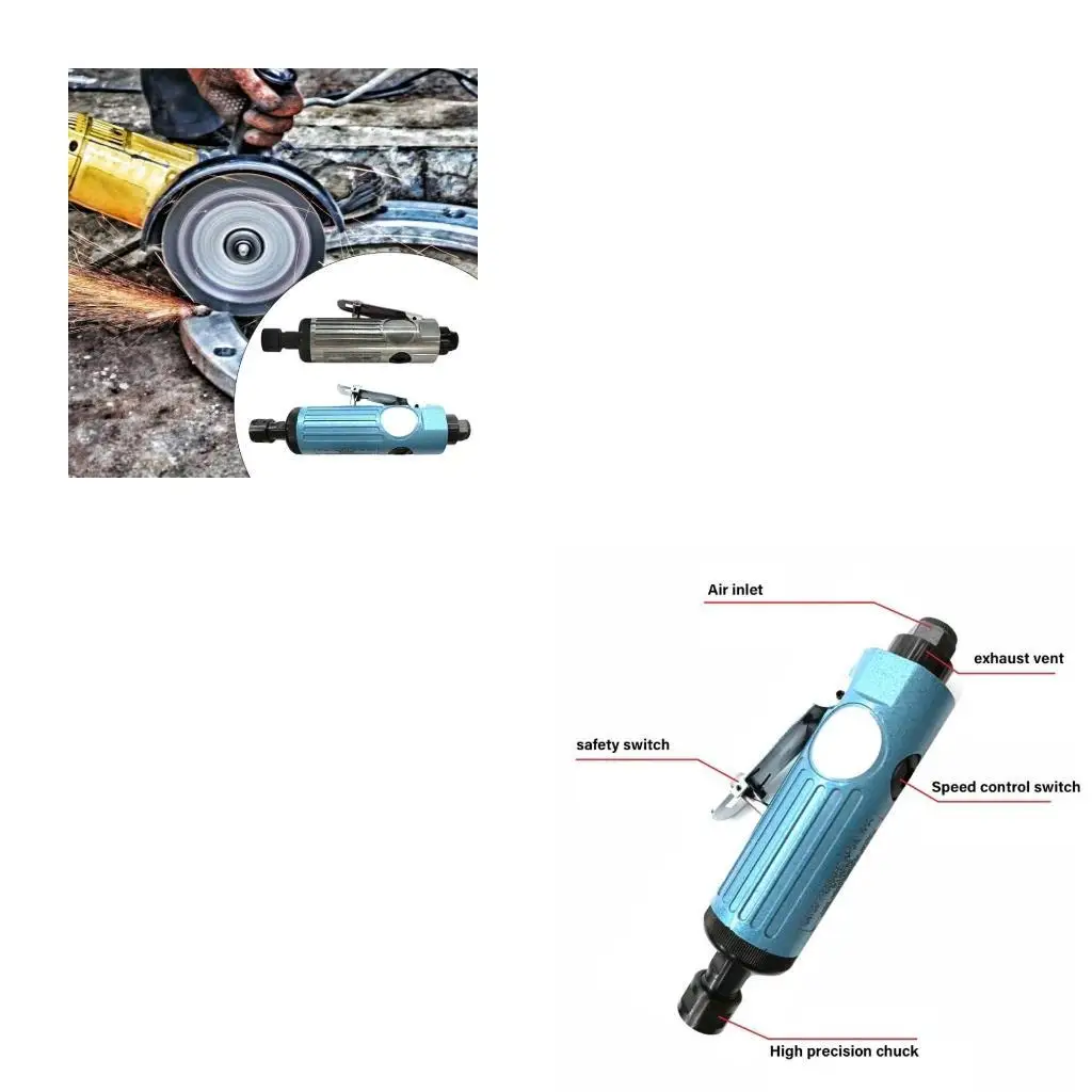 652F Professional Air Die Grinder Extended Air Die Grinder rusts  Removal Grinder Easy to Carry for Detailed Polishing Tasks