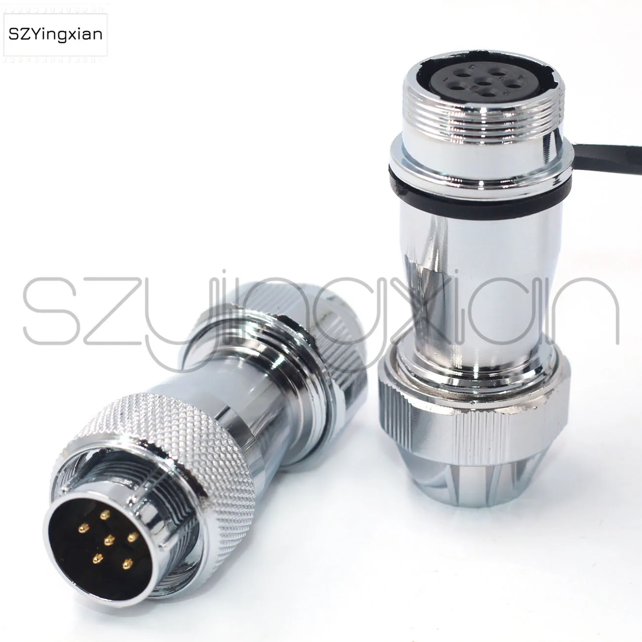 WS20 Cable Docking Connector 2 3 4 5 6 7 8 9 10 12 Pin Outdoor Equipment Power Female Socket Electrical Male Plug