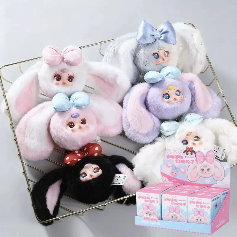 

Hot Selling Mm Milk Candy Second-Generation Rabbit Plush Keychain Blind Box Cute Creative Bag Rabbit Pendant Birthday Gift