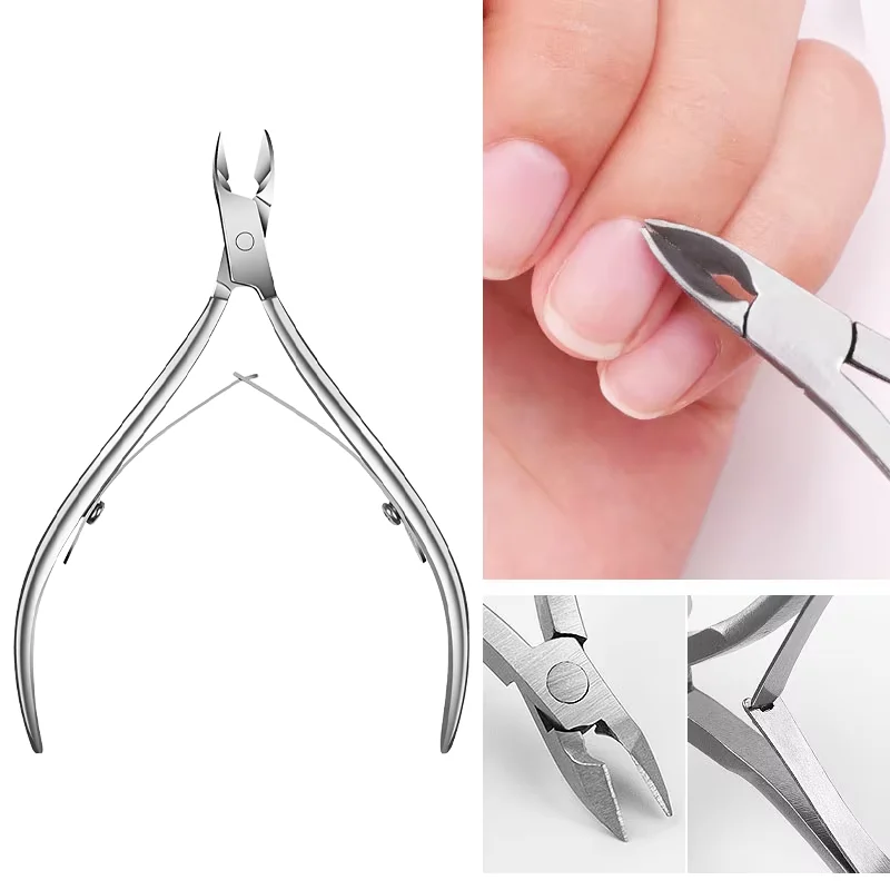 1/5 Peças Cortador de Unhas Profissional, Tesoura para Queratina, Tesoura para Unhas Encravadas, Tesoura para Cutículas, Cortador para Paroníquia de Unhas Grossas, Manicure
