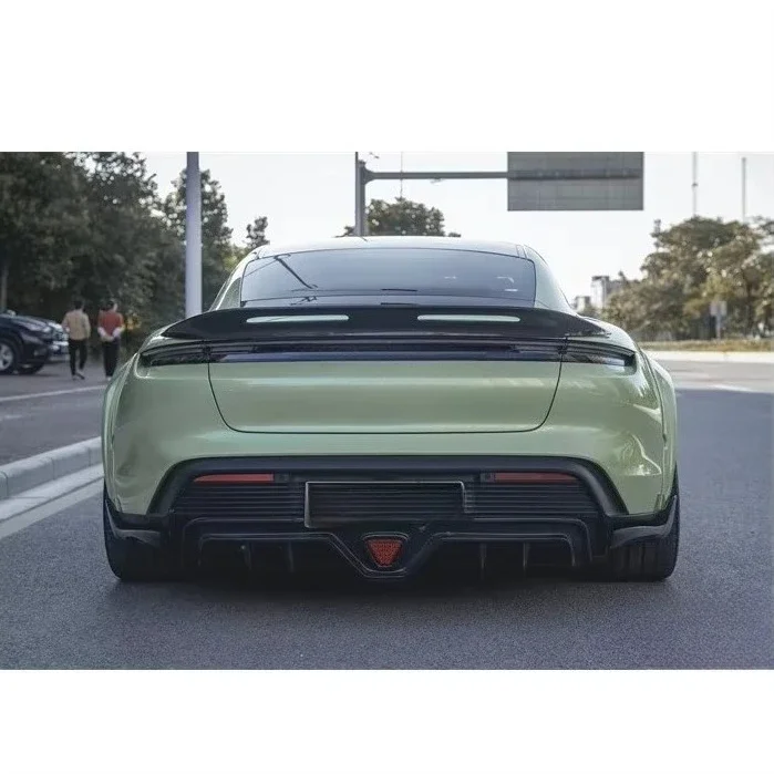 Update to CMST Carbon Fiber Hood for Taycan Bonnet Body Kit Car Part 6