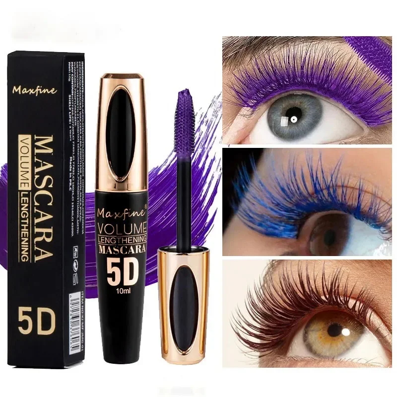 5d Driedimensionale Mascara Zwart Waterdicht, Niet Gemakkelijk Om Duurzame Dikke En Krullende Natuurlijke Make-Up Cosmetica Te Vegen