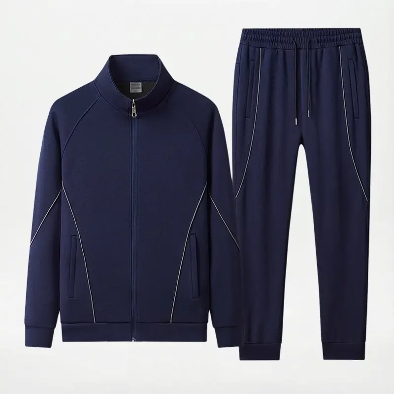 

Весенняя новинка: молодежный спортивный костюм для бега, повседневный комплект из хлопка, куртка и шорты, двухсоставный костюм для мужчин, с длинными рукавами, из смесового хлопка.