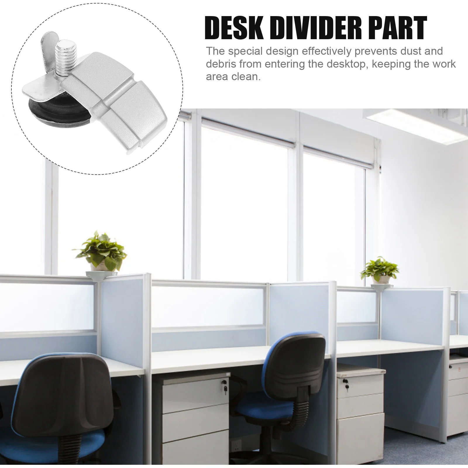 

Desk Screen Partition Feet Fixing Pad Hardware Accessories Divider Pads Base Fixed Parts Furniture Sturdy Easy Install Office