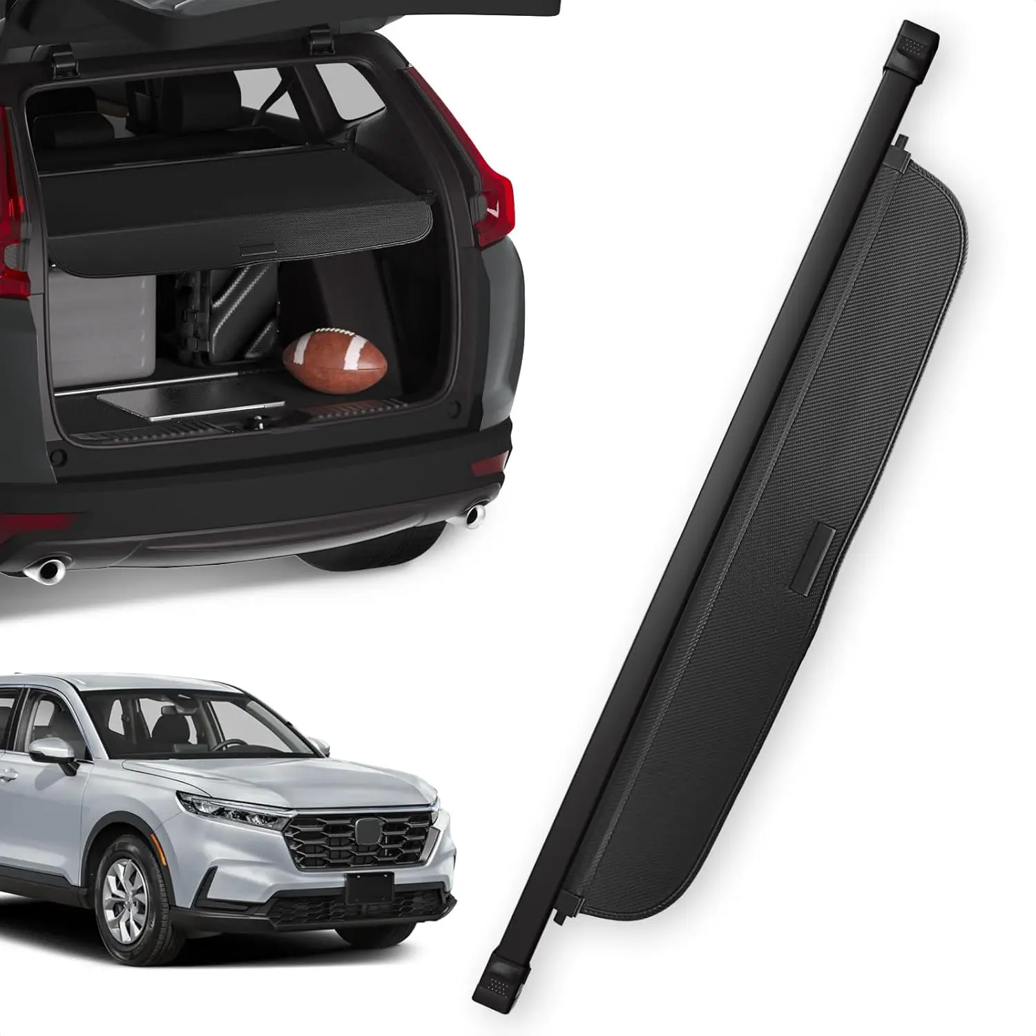 

Retractable Cargo Cover for CR-V 2023-2026, Carbon Fiber Texture Trunk Privacy Shield, Car Accessories