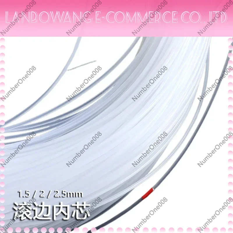 Z046 Plastic Piping Inner Core for Leather Craft, PVC Translucent Sewing Cord 1.5mm 2mm 2.5mm Handmade Bag DIY Tool