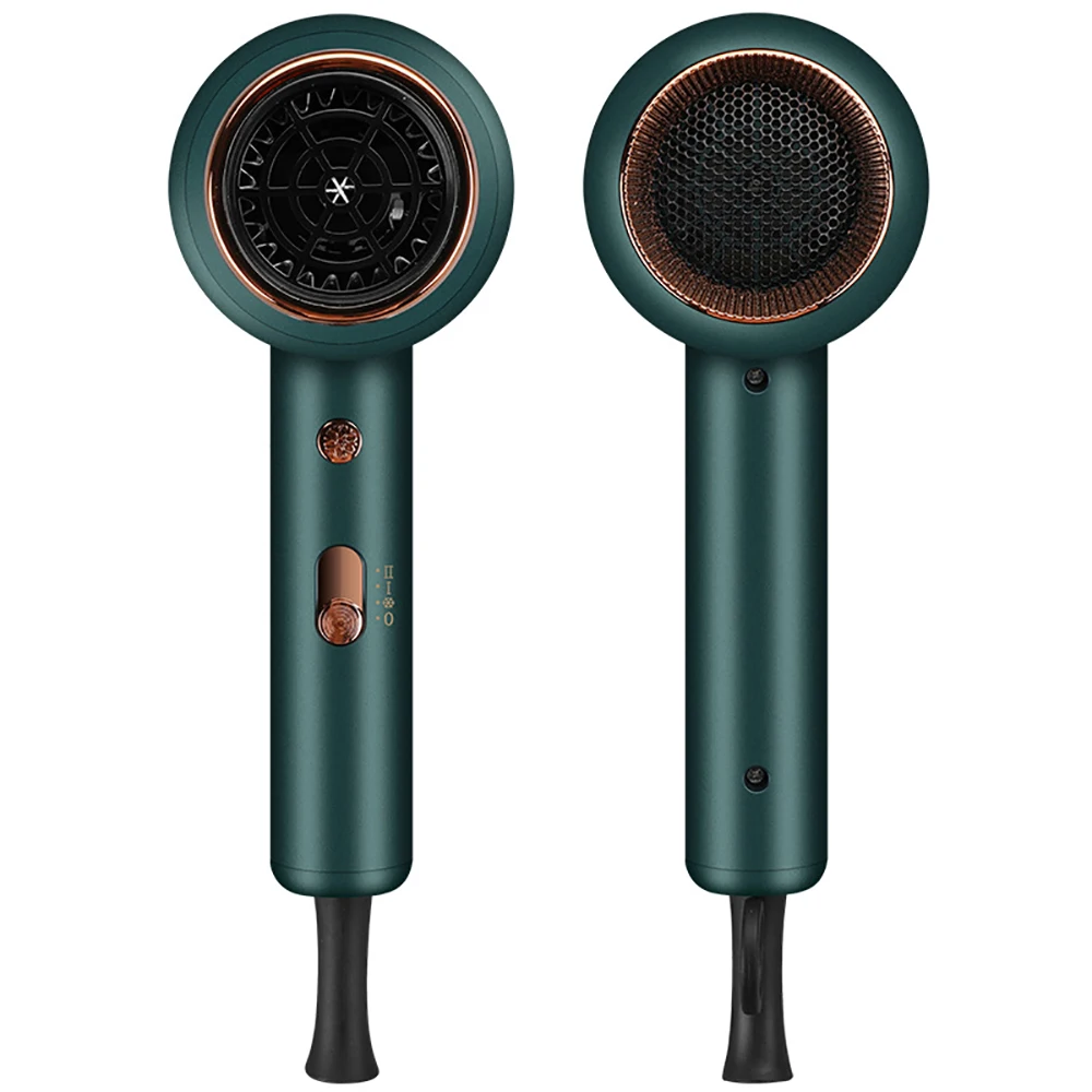 Profesjonalna suszarka do włosów silny wiatr jonów ujemnych 1500W Blowdryer z redukcją szumów leczenie gorące i zimne powietrze szybkie suche włosy