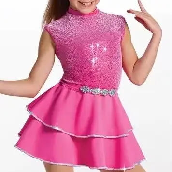 

Изготовленный на заказ профессиональный джазовый костюм для латинских танцев, любой цвет, юбка для выступлений с блестками и перьями для женщин