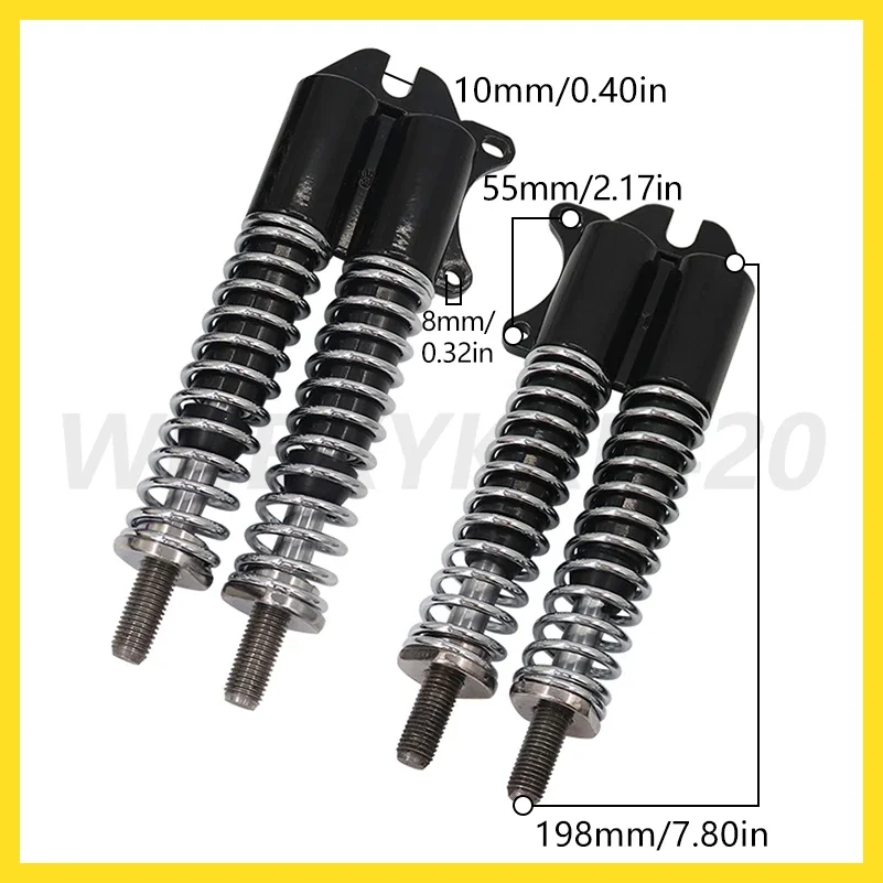 Double Drive Hydraulic Front Shock Absorber for KUGOO M5 Electric Scooter Parts 12mm Oil Pressure Strong Absorption
