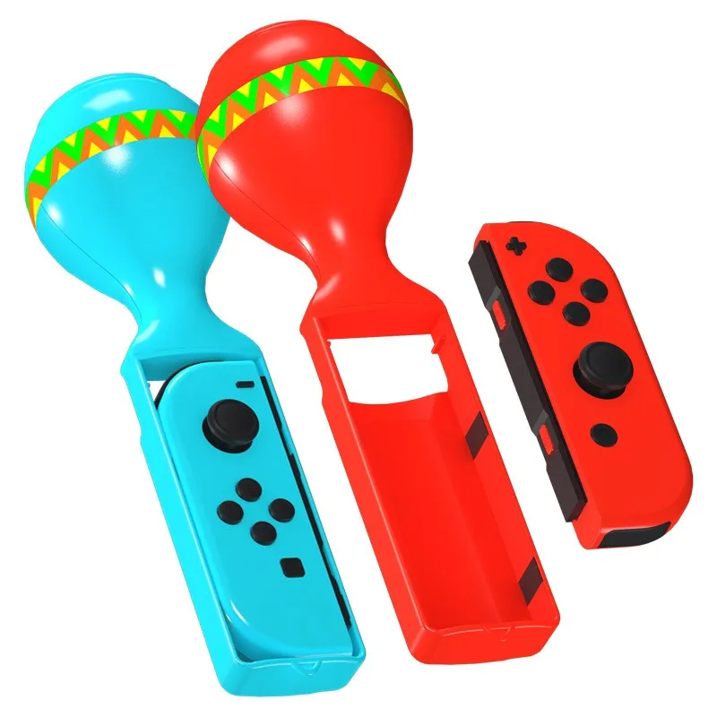 Set palu pasir untuk tombol, Set palu pasir pengontrol Joy-Con kiri dan kanan pegangan Game olahraga untuk tombol/saklar palu OLED pegangan Game