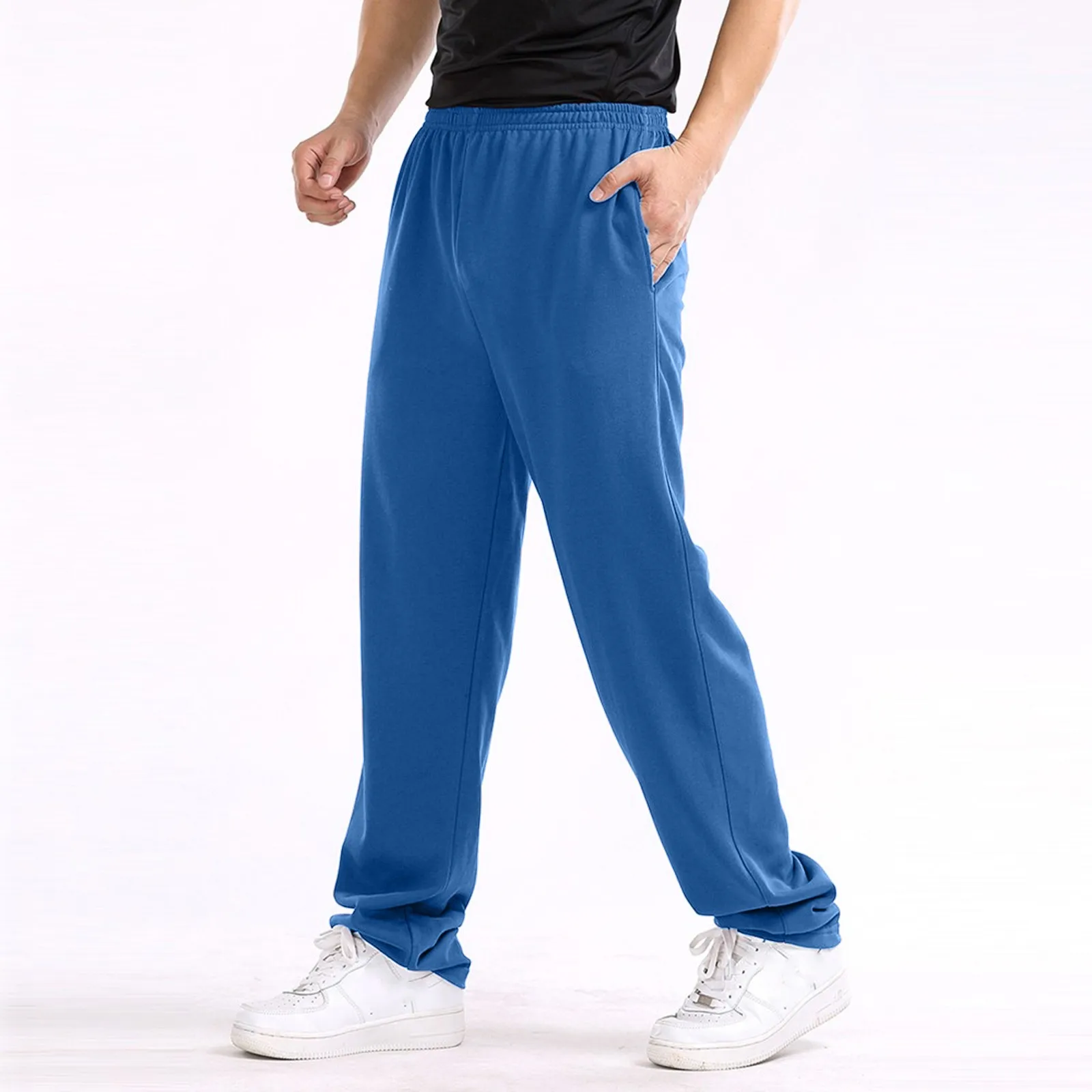 

Mens Solid Color Casual Fashion Sports Pants Gym Sport Trousers For Men Jogger Sweatpants Running Workout Jogging Long Pants