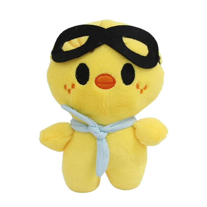 스즈 파일럿 스트레이 애니멀 플러시 토이 어린이용 안경 파일럿 리롱푸 소프트 인형 실내 장식품 어린이용 봉제 인형