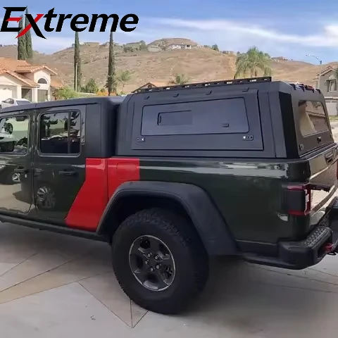 For Jeep Wrangler Gladiator Rubicon Accessory Aluminum Hardtop Pickup Truck Canopy for Truck Bed Exterior Accessory
