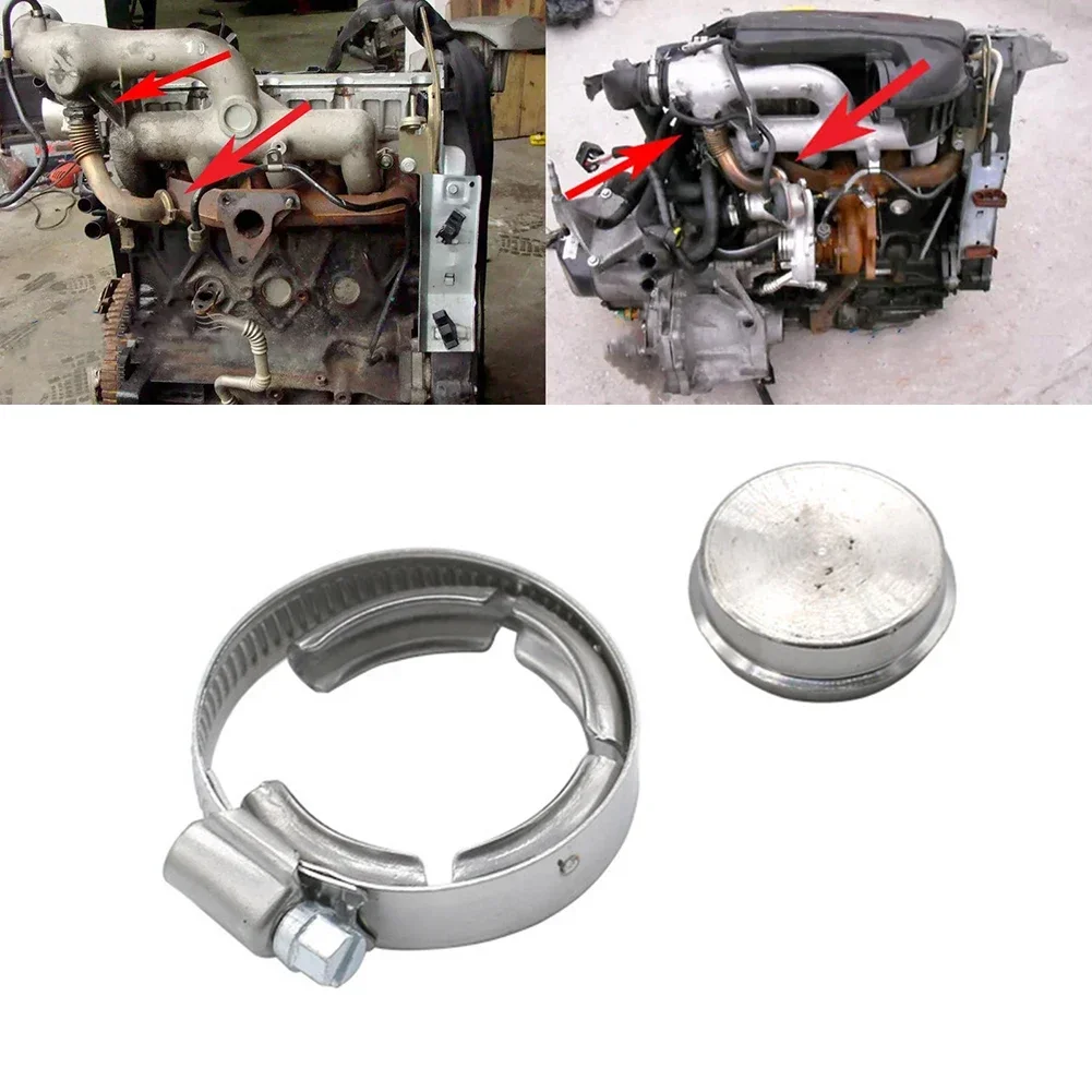 Imagem -06 - Conjunto de Válvula de Alumínio Plugue de Vedação Placa de Válvula de Recirculação de Gás de Escape de Carro Braçadeira 1.9 Dci Dti para Esportes de Condução 1