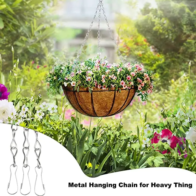 ห่วงโซ่สำหรับแขวนโครงสร้างเหล็กอุปกรณ์สวนที่สะดวกต่อการติดตั้ง