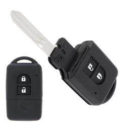 Car Key Shell Case  2 Buttons Smart Car Remote Key Shell Fit for Nissan Micra X-Trail Qashqai Note Duke Juke Parthfinder