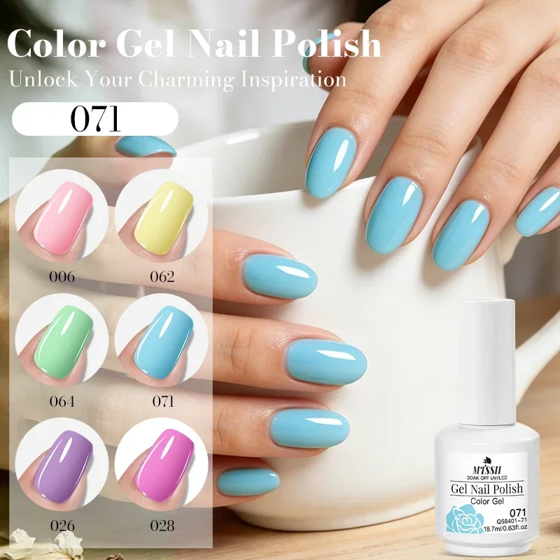 18,7 ml Gel-Nagellack mit großer Kapazität, 80 Farben, HEMA- und TPO-frei, semi-permanenter, ablösbarer UV-Gel-Lack, Maniküre, DIY-Nagelzubehör – Detail 4