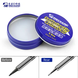 MECHANIC S One Electrical Solder Iron Tip Refresher Clean Paste Soldering Flux Cream for Oxide Tips Head Resurrection Repair