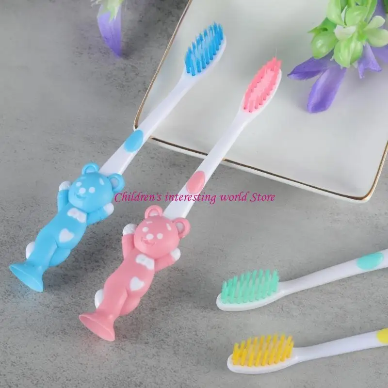 

4pcs зубные щетки детские дети зубная щетка детей мягкие тонкие щетинки зубы щетки 425f