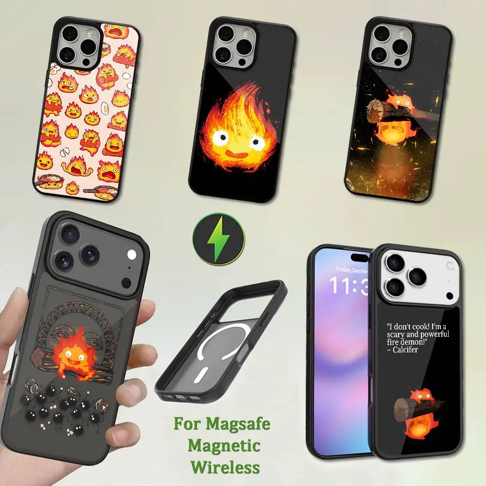 

Anime C-Calcifer-ES Cute Phone Case For iPhone 13,12,11,16,15,17,14,Pro,Max,Plus,Mini,Magsafe,Magnetic Wireless Charging