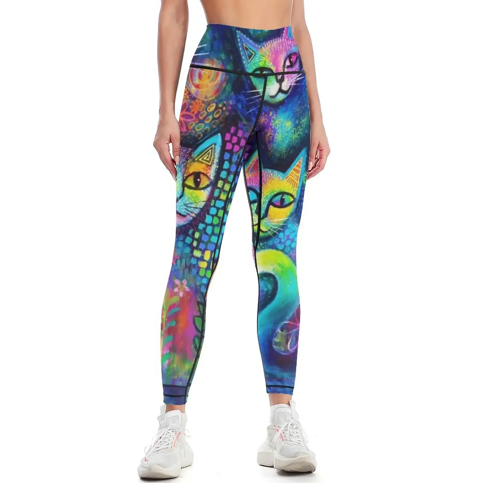 

Леггинсы Magicats, женские брюки для фитнеса, спортивные спортивные рубашки, женские леггинсы с высокой талией для спортзала