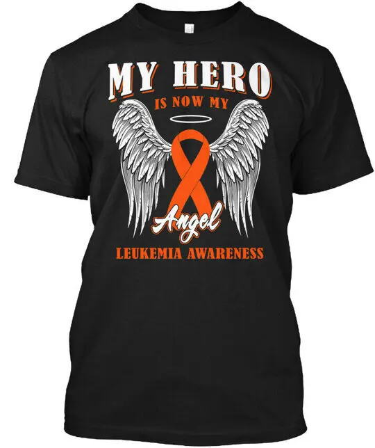 Hero Now My Angel T-Shirt de sensibilisation au la leucémie, taille S à 5XL