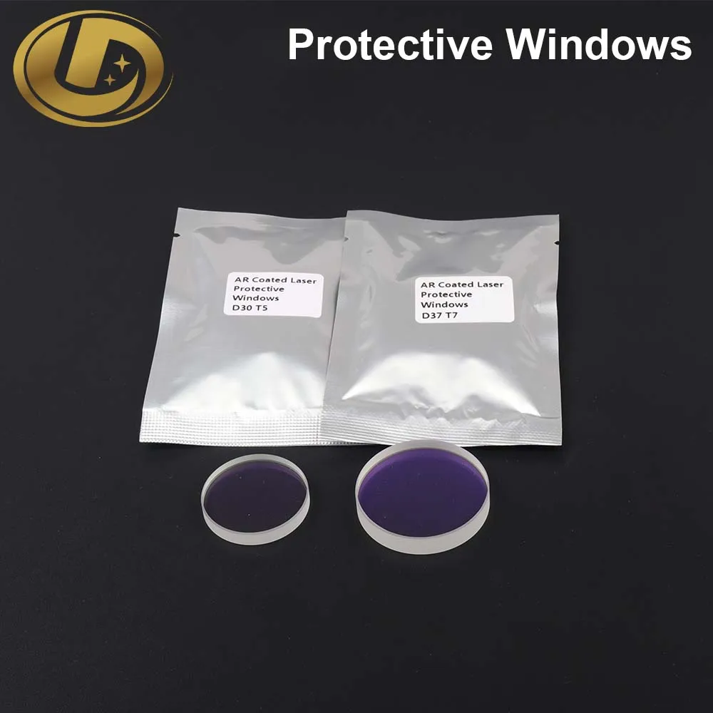 Dunlei Fiber Laser Lens Protective Windows Dia30/34/35/36/37 For Raytools Bodor WSX Precitec Laser Head