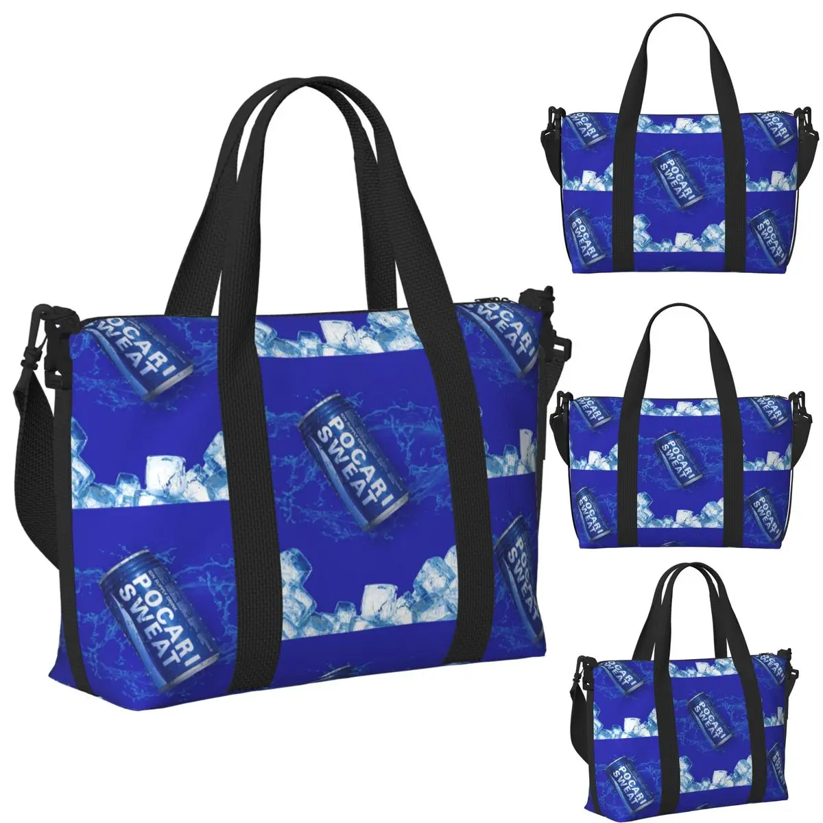 

Просто Some Pocari Sweat Пляжная дорожная сумка Большая вместительная сумка-тоут для спортзала Спортивная женская дорожная сумка для покупок