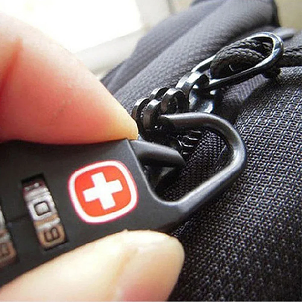 5 Stück Mini-Kombinationsschloss mit 3 Ziffern, tragbares Diebstahlschutz-Reißverschluss-Schloss für Gepäck, Rucksack, Handtasche, sicheres Reisezubehör – Detail 6