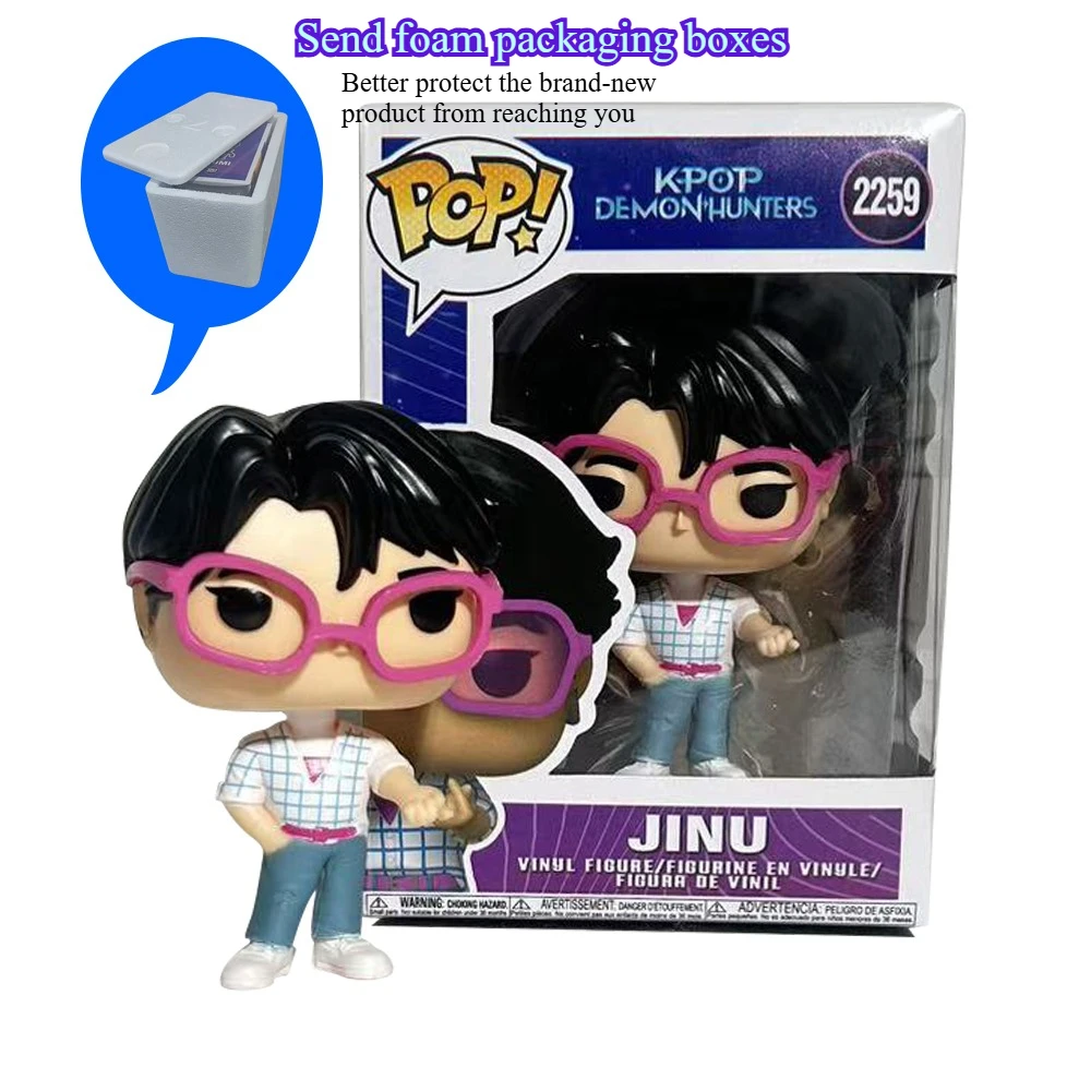 طبعة محدودة KPop شيطان الصيادين FUNKO POP الشكل-زوي رومي ميرا جينو ديربي سوسي أنيمي تحصيل لعبة مجسمة هدية #4