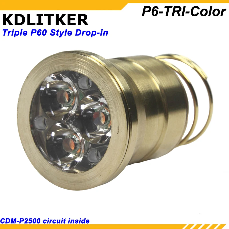 KDLITKER Triple Full Spectrum Pink 1000 Lumens LED Drop-in Module Replacement Bulbs