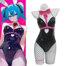 Hatsune Bunny Cave Rabbit Girl Hatsune COS Future Cosplay Anime Costume Set 2024 New Clothing